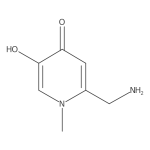 2-aminomethyl-5-hydroxy-1-methyl-1H-pyridin-4-one Structure