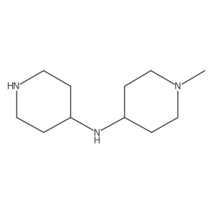 1-Methyl-N-(piperidin-4-yl)piperidin-4-amine结构式