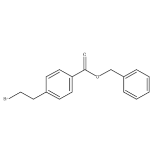 Benzyl 4-(2-bromoethyl)benzoate Structure