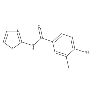 4-amino-3-methyl-N-thiazol-2-ylbenzamide Structure