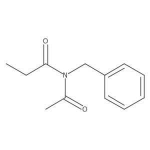 N-Acetyl-N-(phenylmethyl)-propanamide Structure