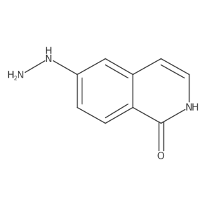 6-Hydrazinyl-1,2-dihydroisoquinolin-1-one结构式