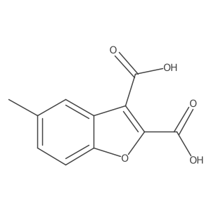 5-Methyl-benzofuran-2,3-dicarboxylic acid Structure