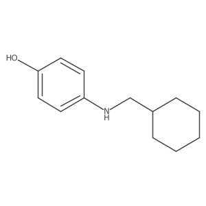 4-(Cyclohexylmethylamino)phenol结构式
