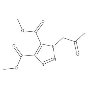 dimethyl 1-(2-oxopropyl)-1H-1,2,3-triazole-4,5-dicarboxylate Structure
