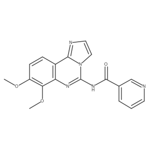 N-(7,8-Dimethoxy-2,3-dihydro-imidazo[1,2-c]quinazolin-5-yl)-nicotinamide结构式