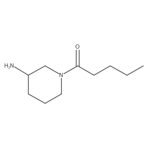 1-(3-Aminopiperidin-1-yl)pentan-1-one结构式