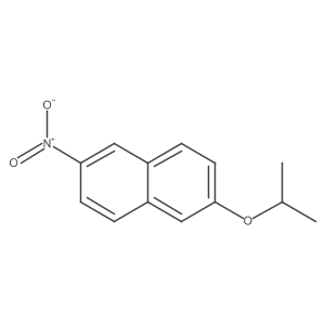 2-Nitro-6-(propan-2-yloxy)naphthalene Structure