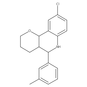(4aS,5R,10bS)-9-chloro-5-(3-methylphenyl)-3,4,4a,5,6,10b-hexahydro-2H-pyrano[3,2-c]quinoline Structure
