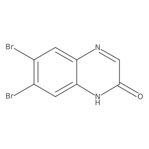 6,7-Dibromo-1,2-dihydroquinoxalin-2-one结构式