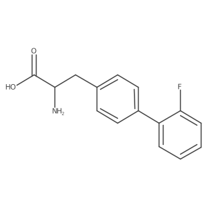 4-(2-Fluorophenyl)-D-phenylalanine Structure