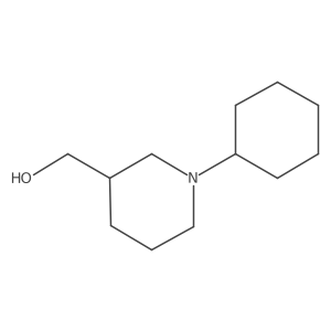 (1-Cyclohexylpiperidin-3-yl)methanol Structure