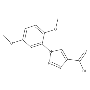 1-(2,5-Dimethoxyphenyl)-1H-1,2,3-triazole-4-carboxylic acid结构式