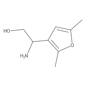 2-Amino-2-(2,5-dimethylfuran-3-yl)ethan-1-ol Structure