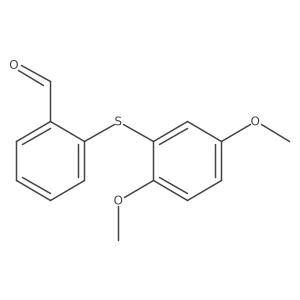 2-(2,5-Dimethoxyphenylthio)benzaldehyde Structure