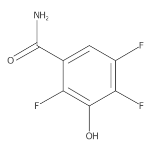 3-Hydroxy-2,4,5-trifluorobenzamide Structure