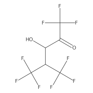 1,1,1,5,5,5-Hexafluoro-3-hydroxy-4-(trifluoromethyl)pentan-2-one结构式