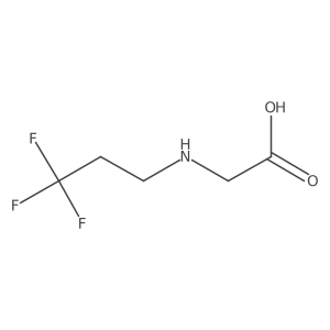 (3,3,3-Trifluoropropyl)glycine结构式