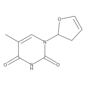 1-(2,3-Dihydro-2-furanyl)-5-methyl-2,4(1h,3h)-pyrimidinedione结构式