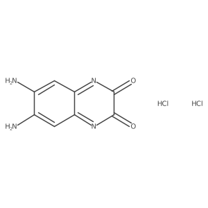 6,7-Diaminoquinoxaline-2,3-dione dihydrochloride结构式