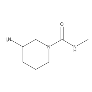 3-amino-N-methylpiperidine-1-carboxamide Structure