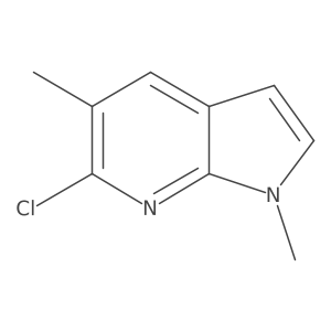 6-Chloro-1,5-dimethyl-1h-pyrrolo[2,3-b]pyridine Structure
