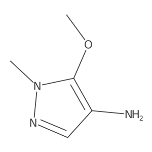 5-Methoxy-1-methyl-1H-pyrazol-4-amine结构式