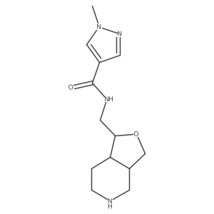 Rel-1-Methyl-N-(((1S,3As,7As)-Octahydrofuro[3,4-C]Pyridin-1-Yl)Methyl)-1H-Pyrazole-4-Carboxamide Structure