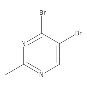 4,5-Dibromo-2-methylpyrimidine Structure