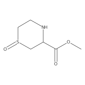Methyl thiomorpholine-3-carboxylate 1-oxide Structure