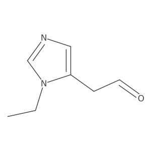 2-(1-ethyl-1H-imidazol-5-yl)acetaldehyde Structure