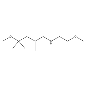 (4-Methoxy-2,4-dimethylpentyl)(2-methoxyethyl)amine结构式
