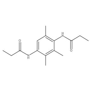 N,Na(2)-(2,3,5-Trimethyl-1,4-phenylene)bis[propanamide] Structure