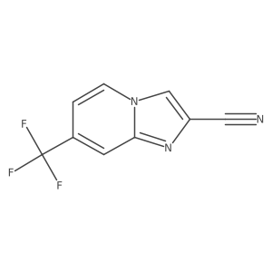 7-(Trifluoromethyl)imidazo[1,2-a]pyridine-2-carbonitrile Structure