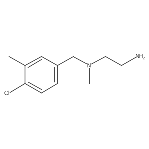 (2-Aminoethyl)[(4-chloro-3-methylphenyl)methyl]methylamine Structure