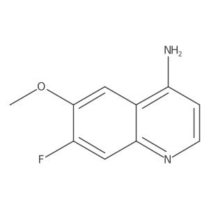 7-Fluoro-6-methoxyquinolin-4-amine Structure