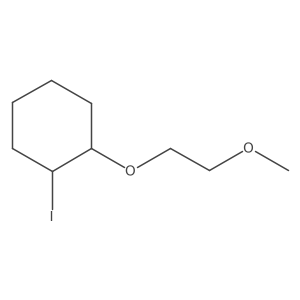 1-Iodo-2-(2-methoxyethoxy)cyclohexane结构式