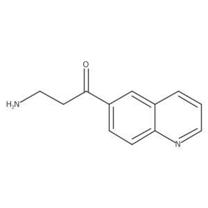 3-Amino-1-(quinolin-6-yl)propan-1-one结构式