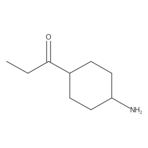 1-(4-Aminocyclohexyl)propan-1-one结构式