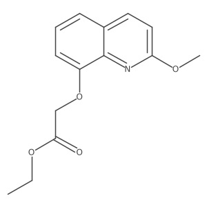 Ethyl 2-((2-methoxyquinolin-8-yl)oxy)acetate结构式