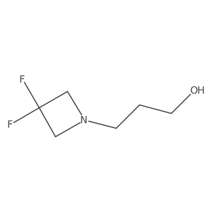 3,3-Difluoroazetidine-1-propanol Structure