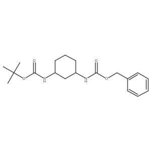 benzyl tert-Butyl ((1S,3R)-cyclohexane-1,3-diyl)dicarbamate Structure