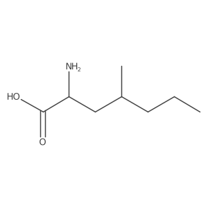 (2R)-2-amino-4-methylheptanoic acid结构式