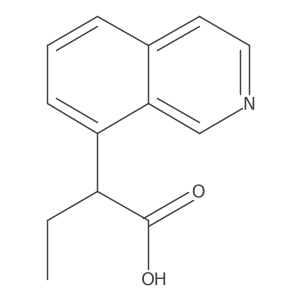 2-(Isoquinolin-8-yl)butanoic acid结构式