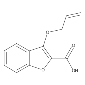 3-(Allyloxy)benzofuran-2-carboxylic acid Structure
