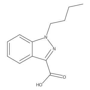1-Butylindazole-3-carboxylic acid Structure