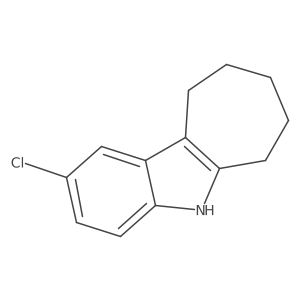 2-Chloro-5,6,7,8,9,10-hexahydrocyclohepta[b]indole结构式