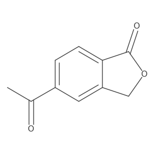 5-Acetyl-1,3-dihydro-2-benzofuran-1-one结构式