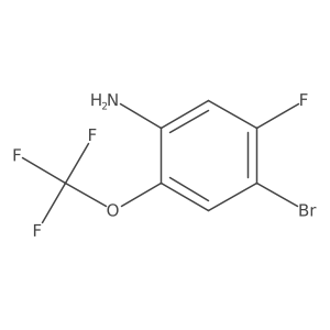 4-Bromo-5-fluoro-2-(trifluoromethoxy)aniline Structure