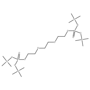 PEG4-bis(phosphonic acid trimethylsilyl ester) Structure